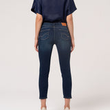 Jeans slim cropped con lavaggio scuro FP000V9002 D40101117 FRACOMINA 