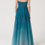 Abito senza maniche in tulle con glitter - Fracomina FQ24WD3006 W52901L53 FRACOMINA 