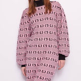 Abito collo alto con motivo jacquard - Gaudi 421BD13005 425030-01 GAUDI' 
