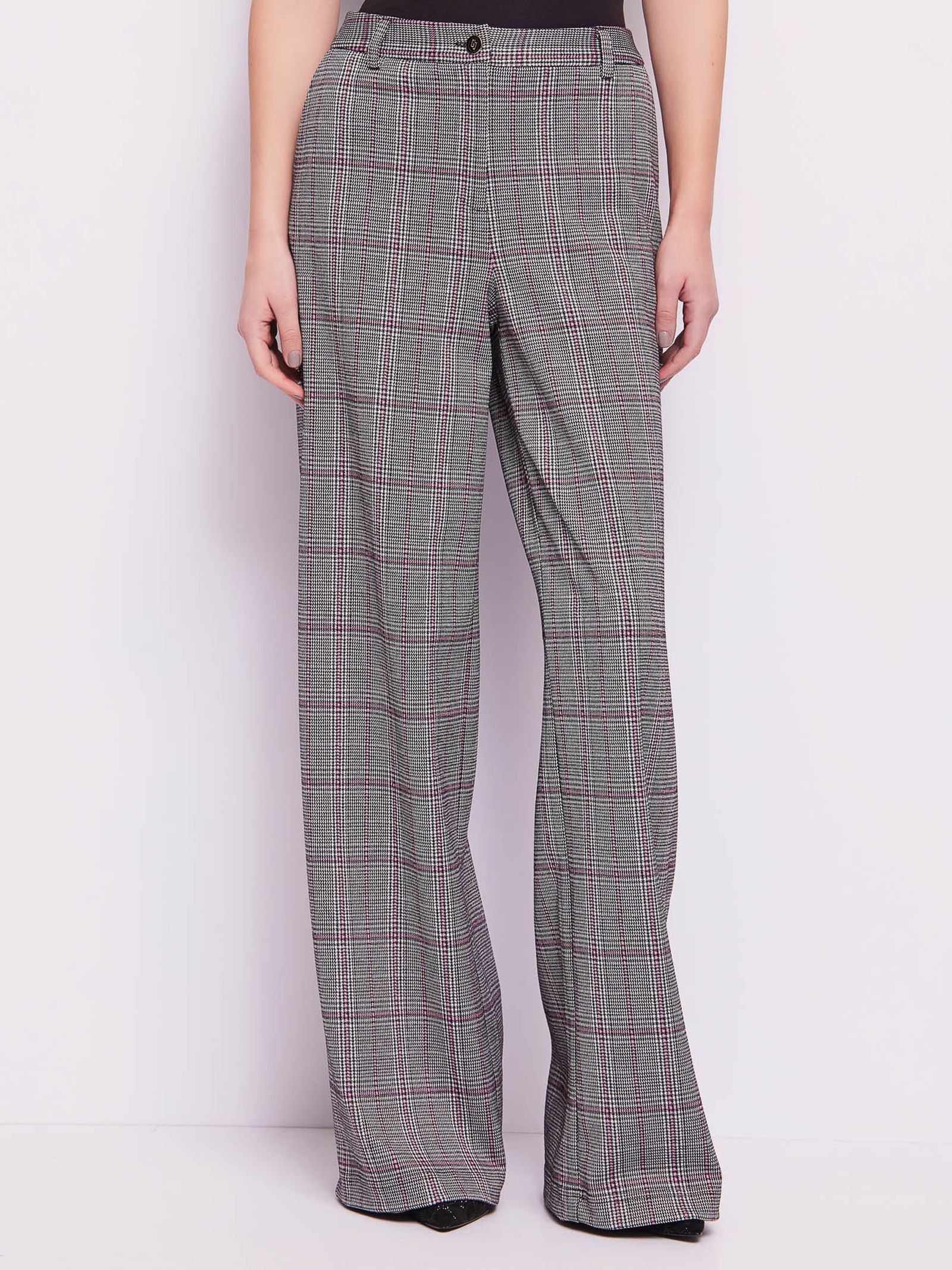 Pantalone check jacquard - Gaudi 421BD24003 425019-01 GAUDI' 