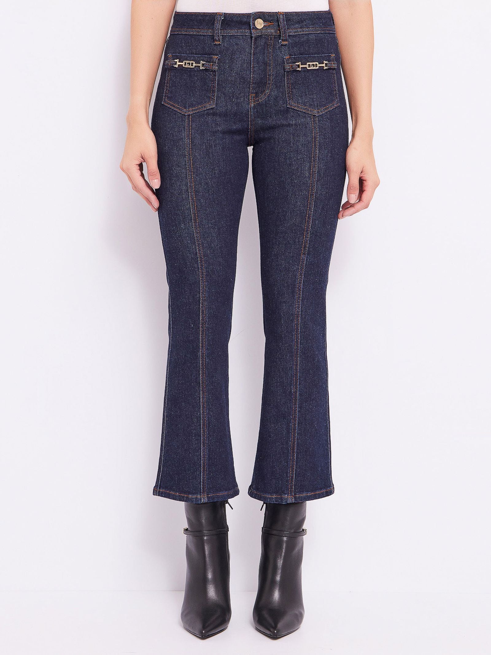 Jeans flare in cotone 421BD26015 00 GAUDI' 