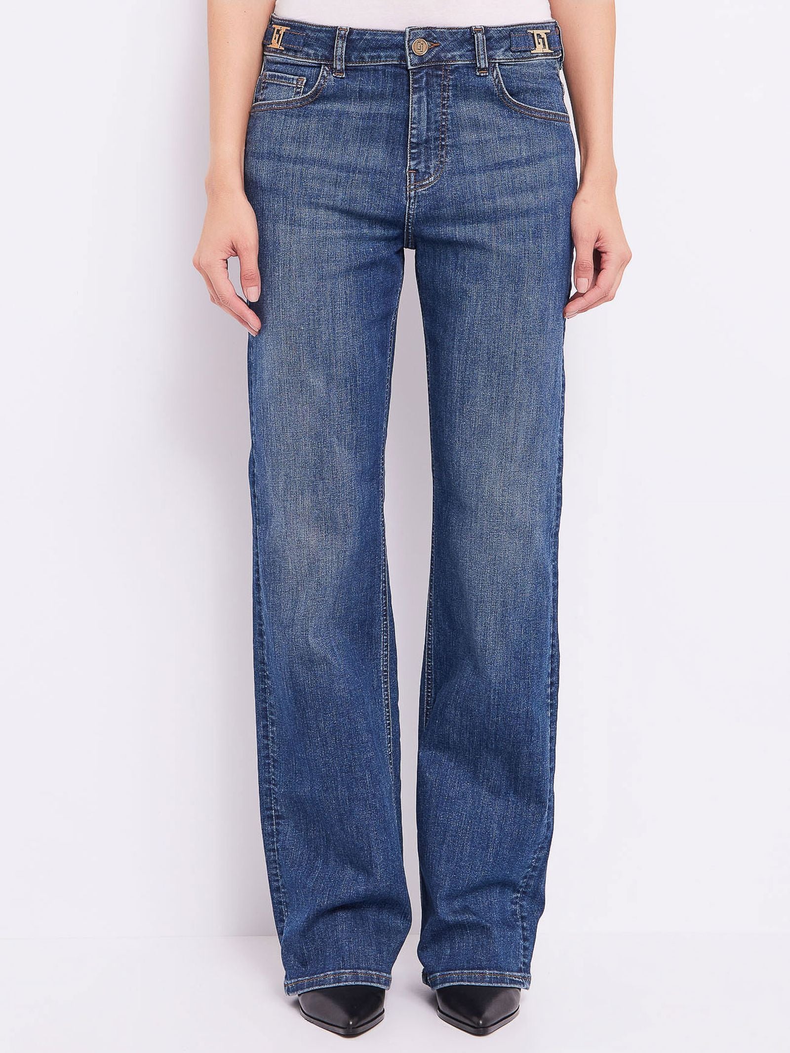 Jeans straight in cotone used - Gaudi 421BD26023 00 GAUDI' 