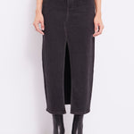 Gonna in denim con strass 421BD76001 00 GAUDI' 