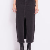 Gonna in denim con strass 421BD76001 00 GAUDI' 