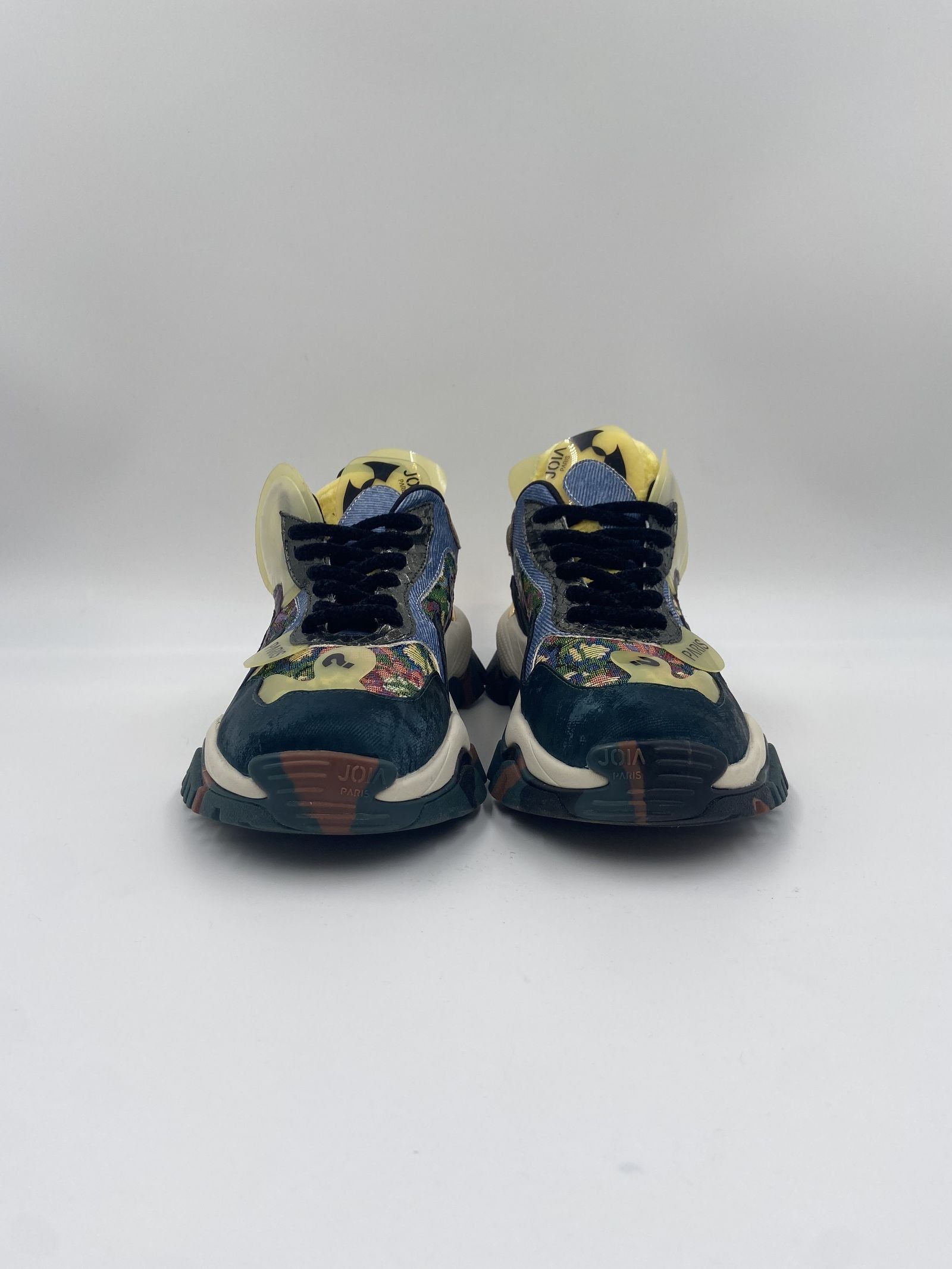Sneakers verde blu e gialle 033-8004 VERDE JOIAPARIS 