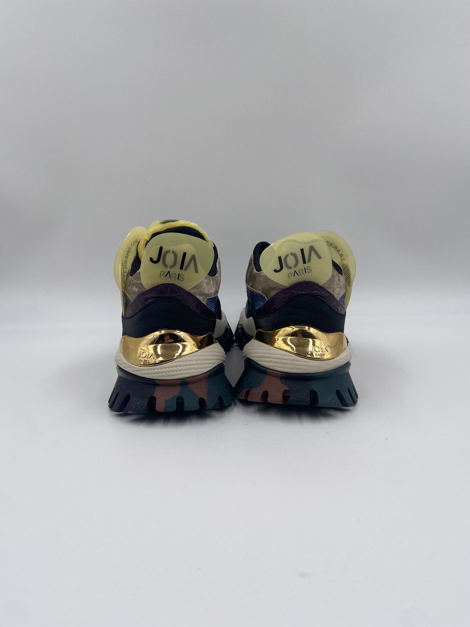 Sneakers verde blu e gialle 033-8004 VERDE JOIAPARIS 