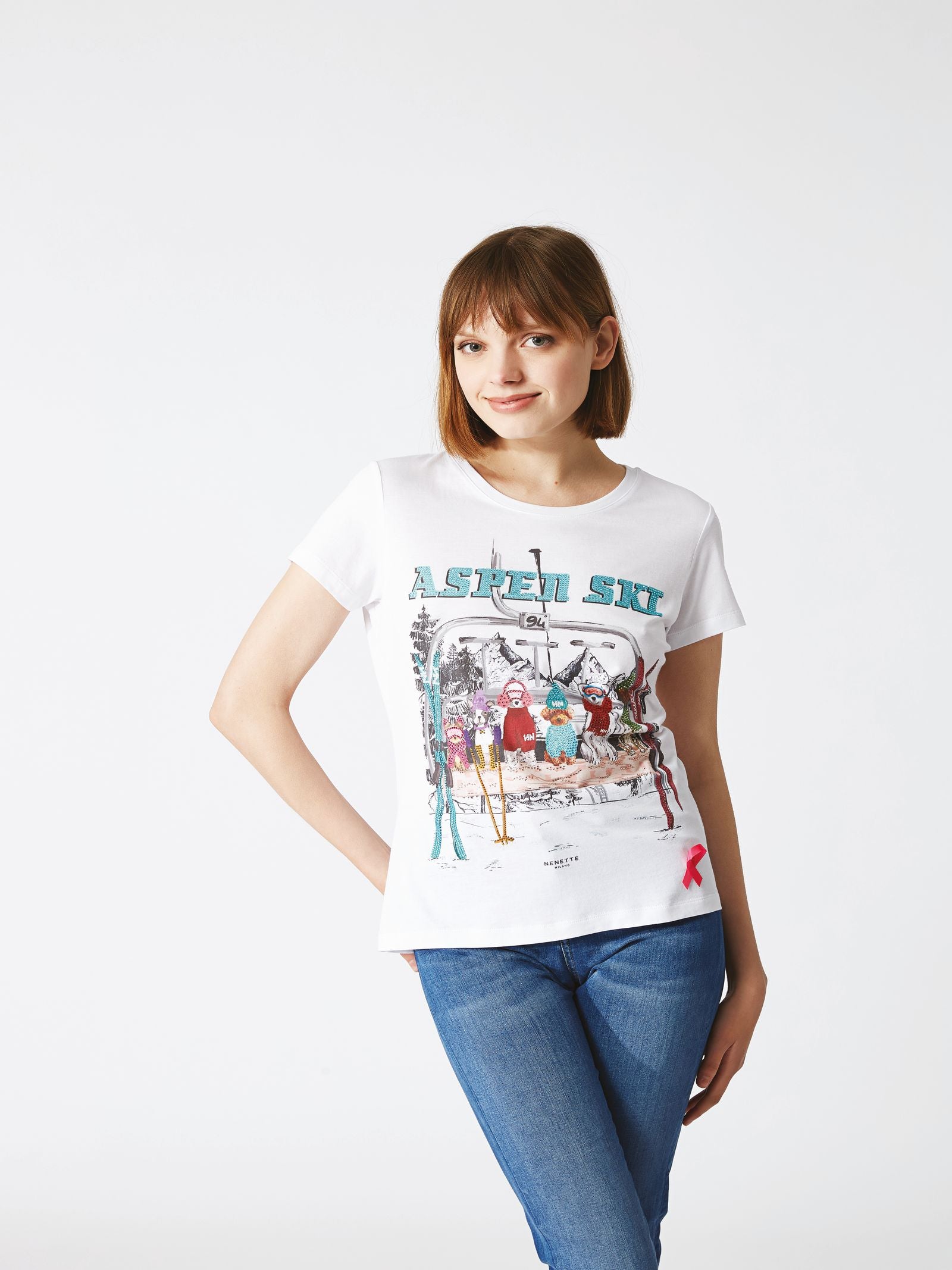 T-shirt Daspen 38BB-DASPEN 0001 NENETTE 