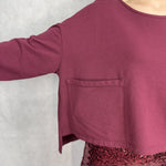 T- shirt manica lunga 8793 BORDEAUX OFELIA 