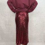 T- shirt manica lunga 8793 BORDEAUX OFELIA 