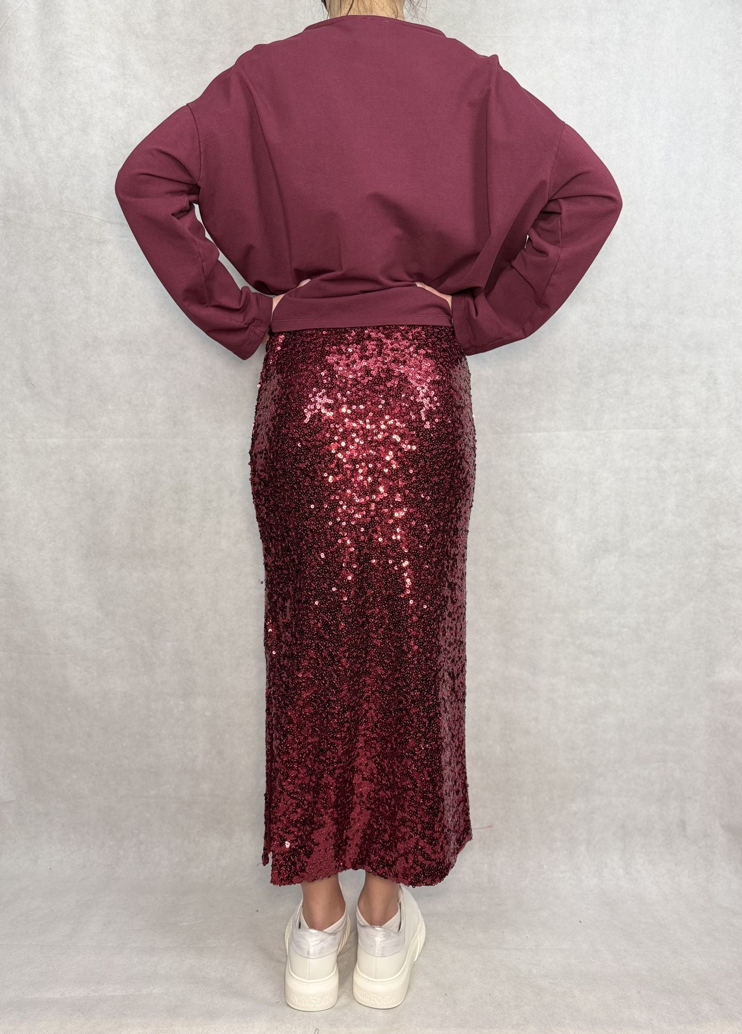 T- shirt manica lunga 8793 BORDEAUX OFELIA 