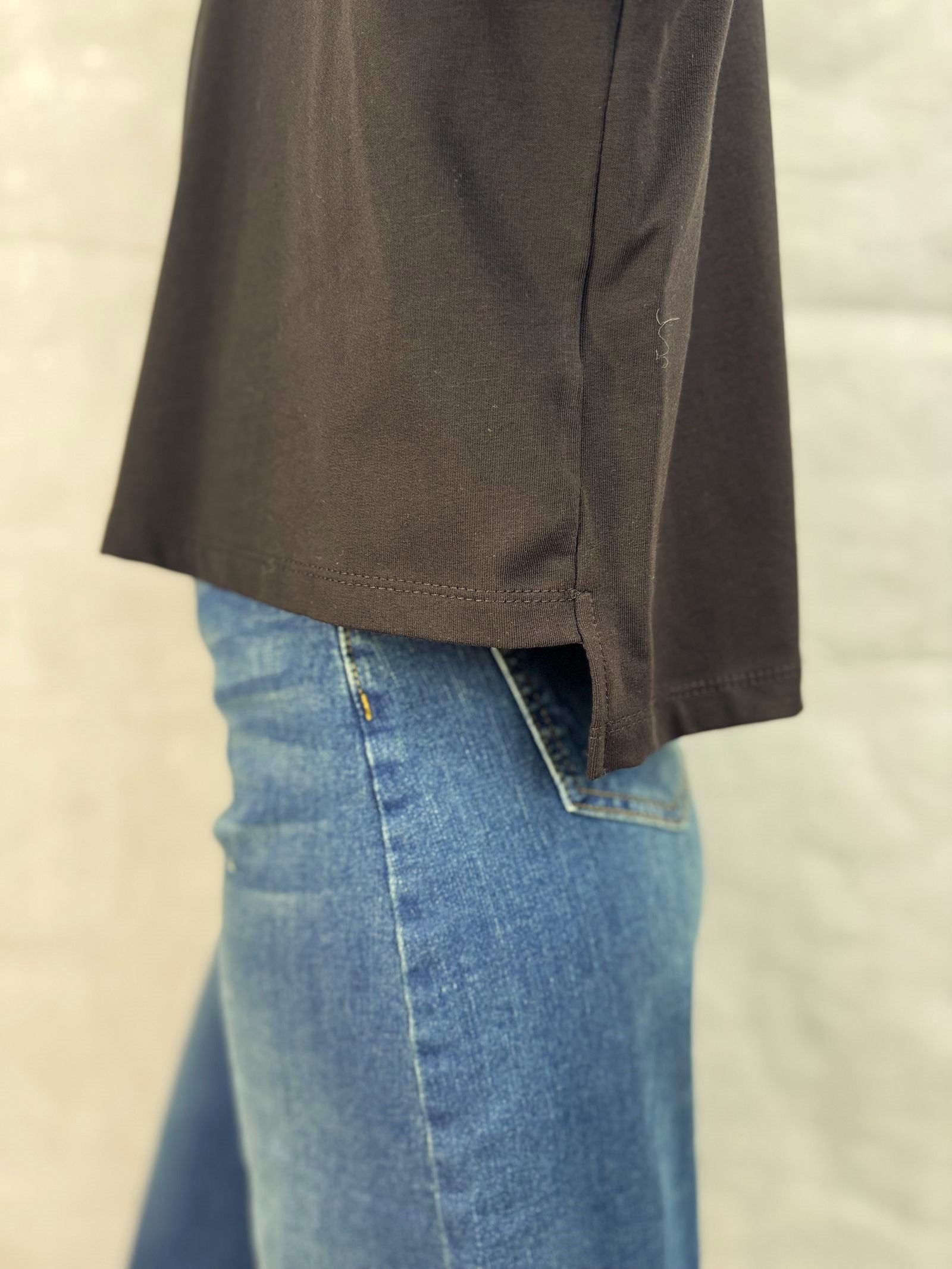 T- shirt manica lunga 8793 NERO OFELIA 