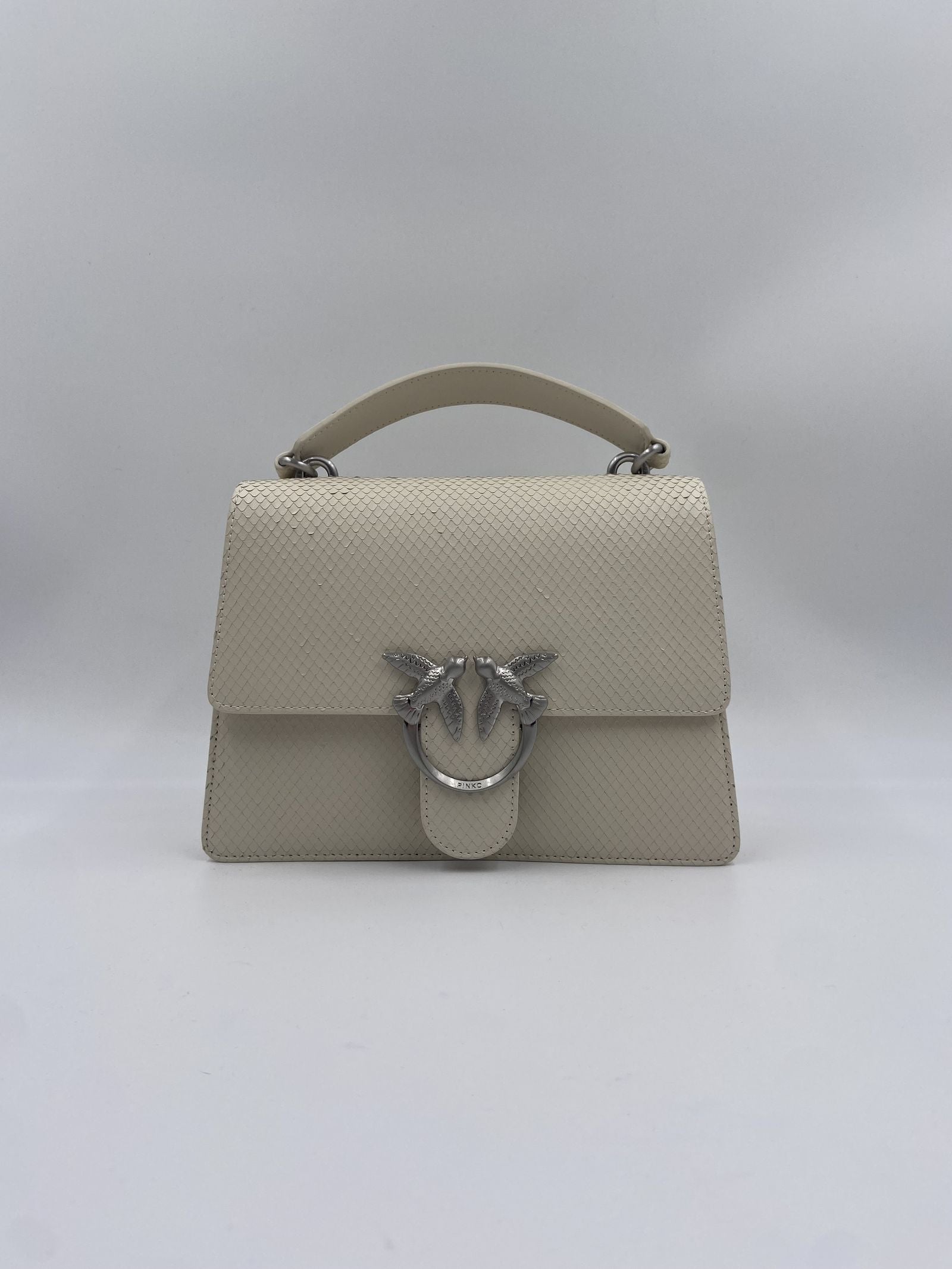 Borsa a tracolla in rettile opaco 100066-A1VF Z14S PINKO 