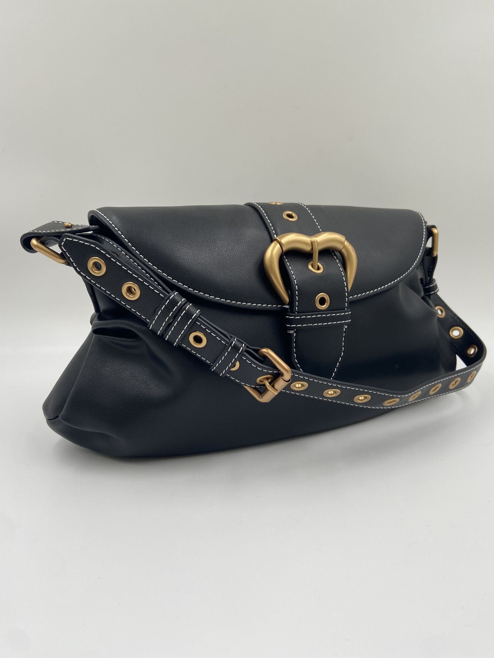 Borsa a spalla Jolene con fibbia a cuore 102801-A1W9 Z99Q PINKO 