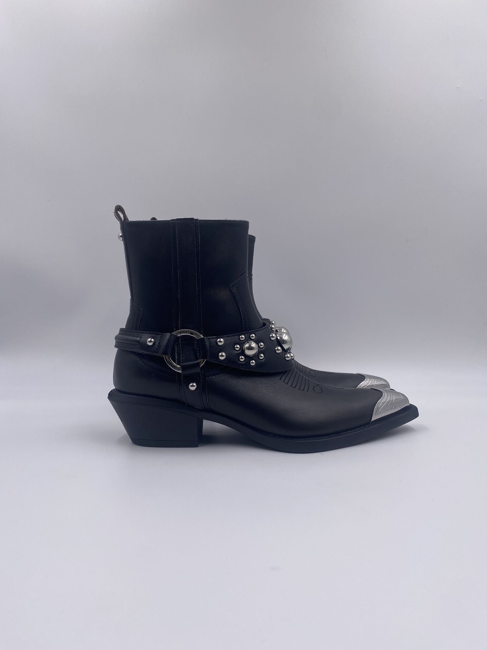 Stivale texano con punta metallica - Pinko SD0195P056 Z99 PINKO 