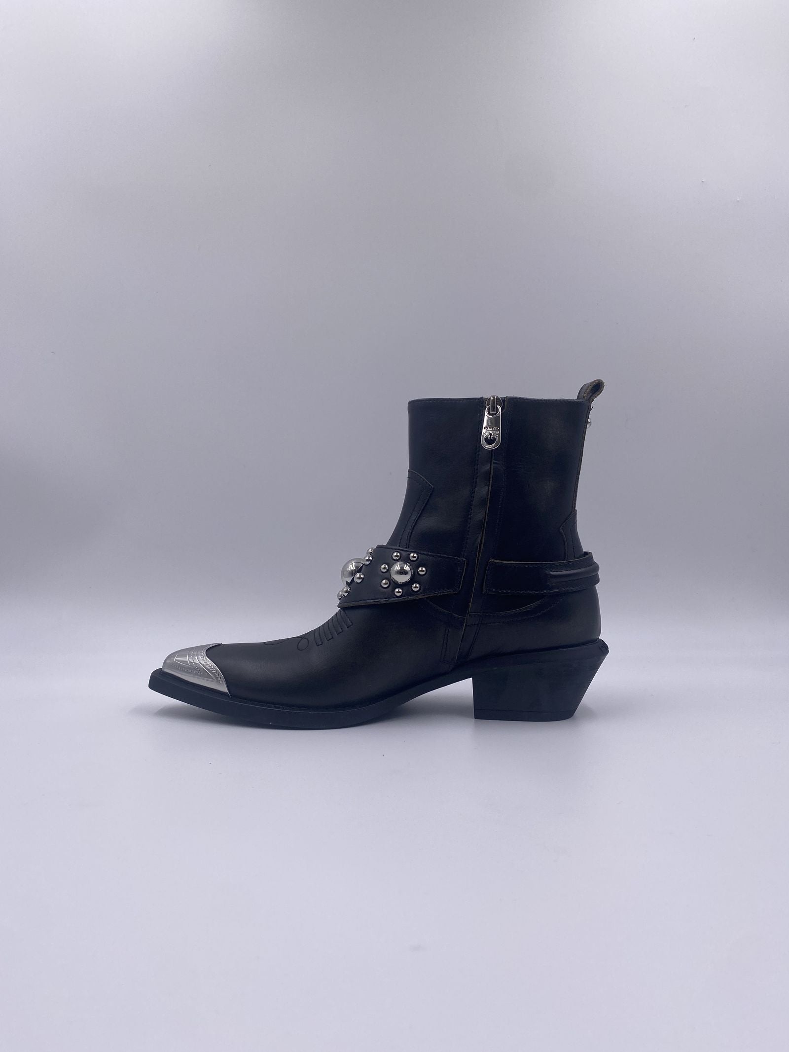 Stivale texano con punta metallica - Pinko SD0195P056 Z99 PINKO 