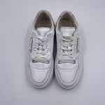Sneakers tennis in pelle con dettagli metallizzati SS0049P035 ZHC PINKO 
