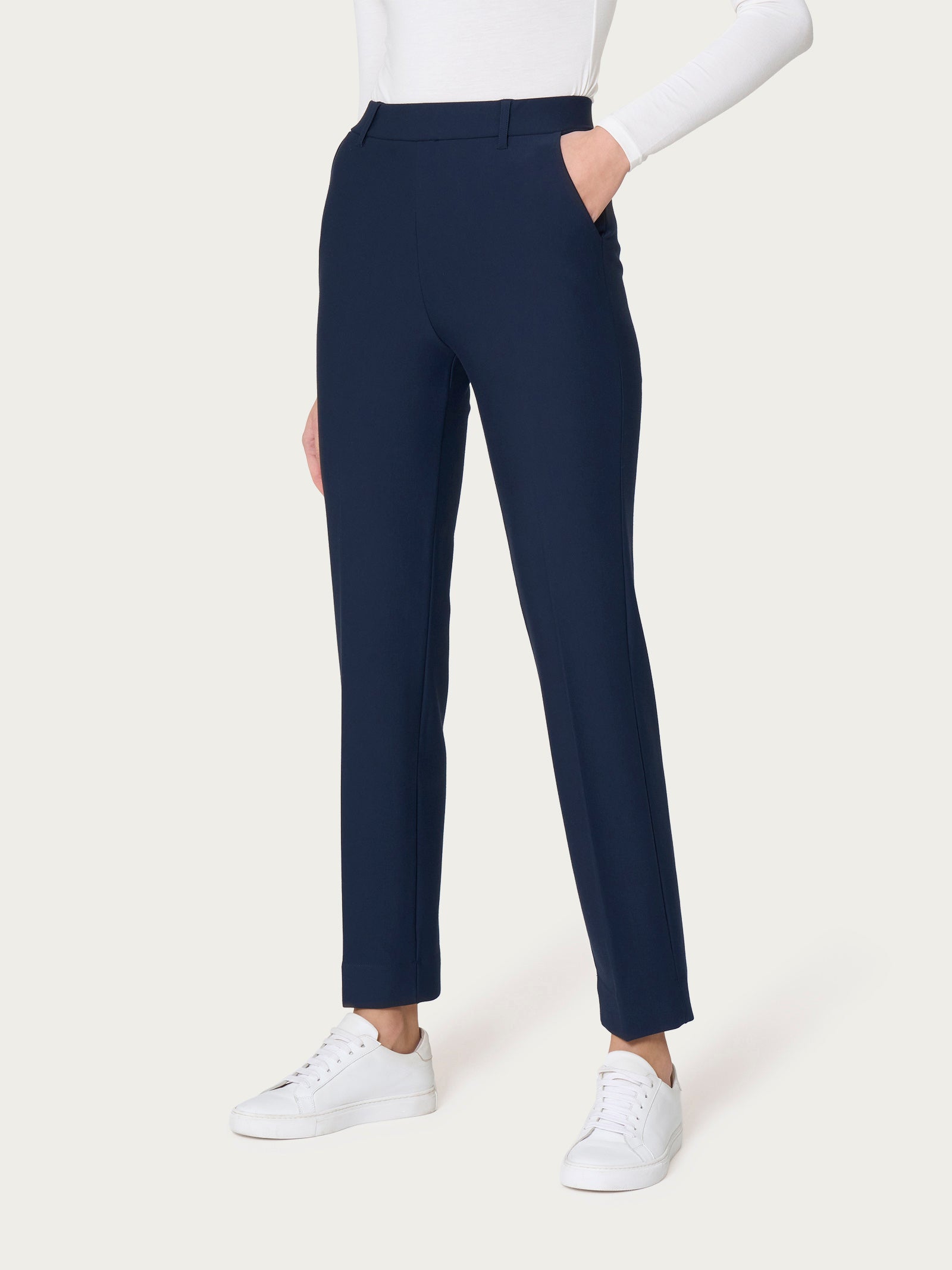 Pantalone gamba dritta in tessuto Compact - Ragno DB24PP FW24 057 RAGNO 