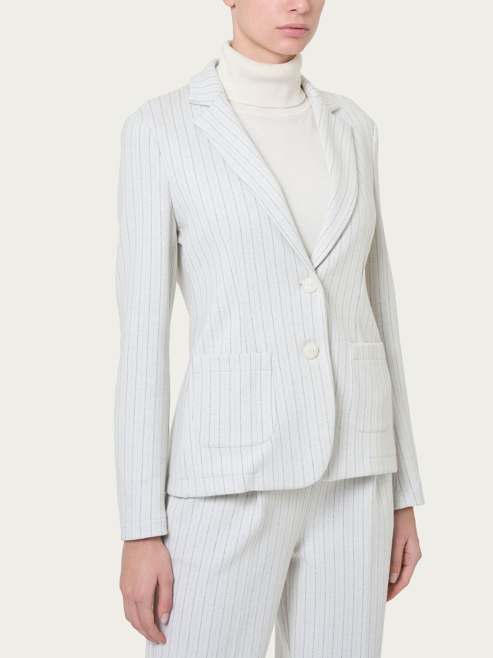 Giacca over destrutturata gessata - Ragno DL69G9 FW24 318MF RAGNO 