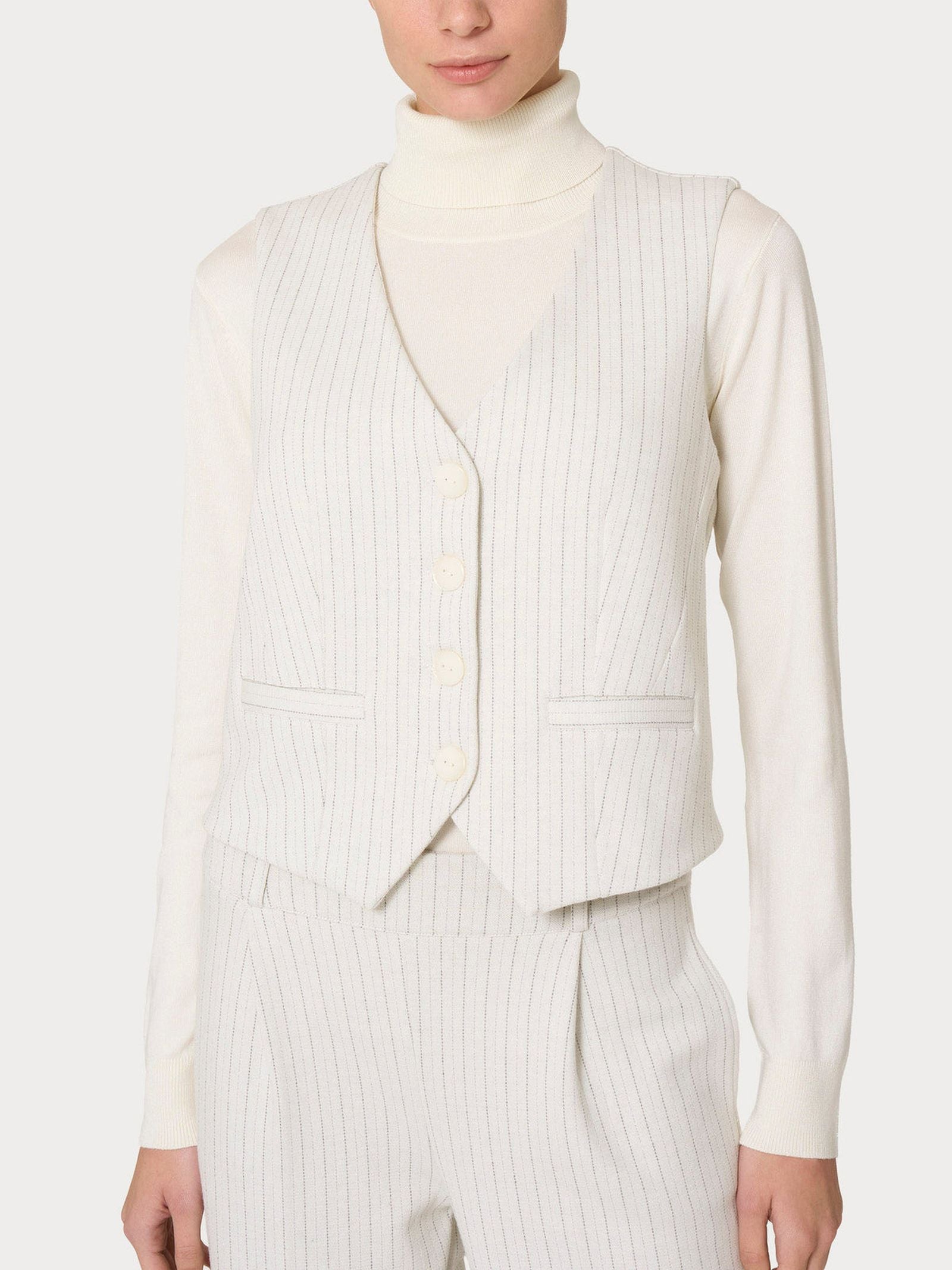 Gilet gessato quattro bottoni - Ragno DL69GL FW24 318MF RAGNO 