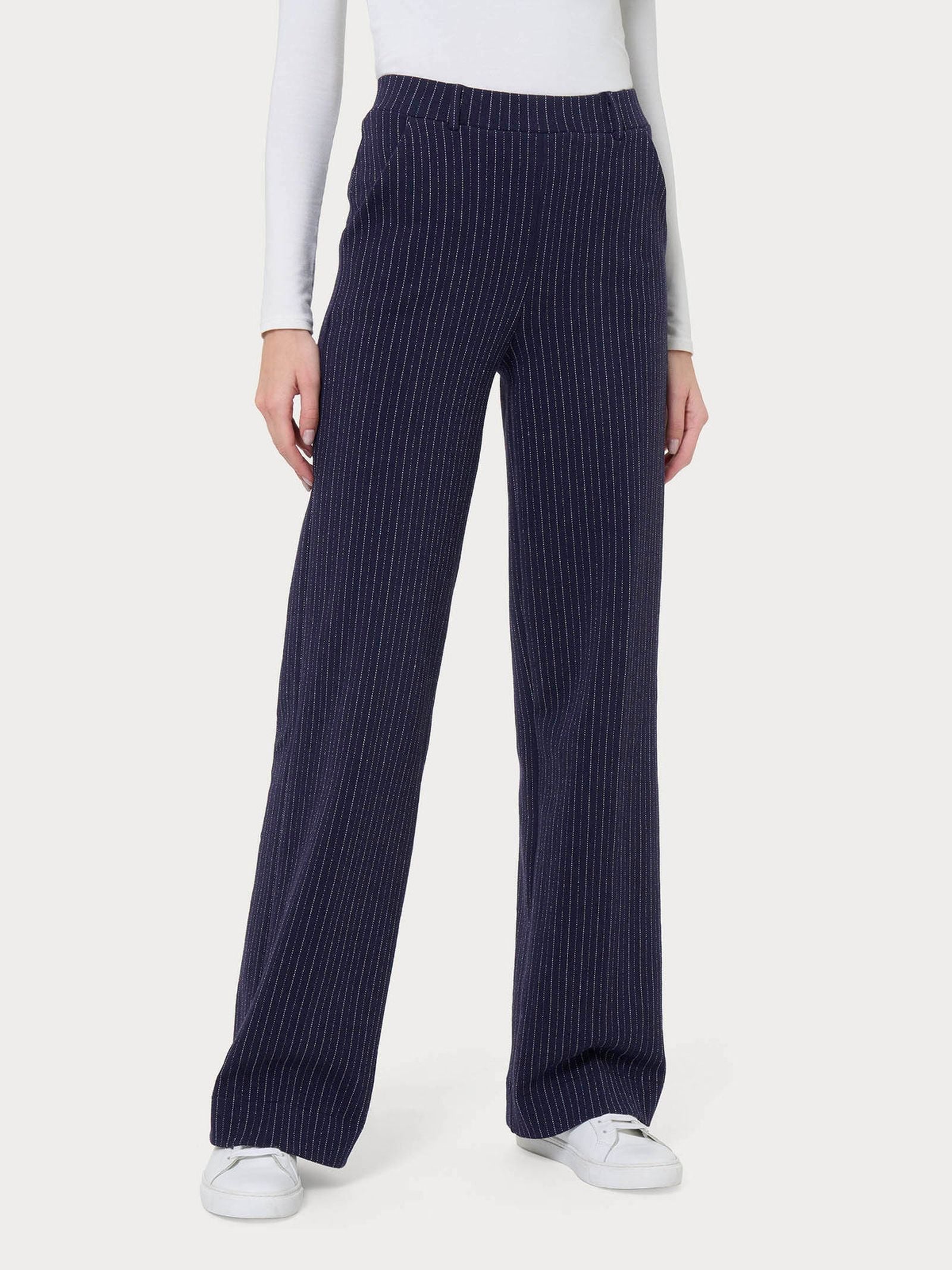 Pantalone gessato a palazzo - Ragno DL69PA FW24 489MF RAGNO 