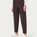 Pantalone carrot con pinces in tessuto Compact - Ragno DO16PF FW24 A75 RAGNO 