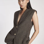Gilet in tessuto resca - Carla G LAER08D3 09 CARLA G. 