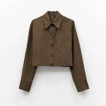 Camicia a quadretti - Eleh EFW250101 VERDEKAKI ELEH 