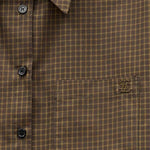 Camicia a quadretti - Eleh EFW250101 VERDEKAKI ELEH 