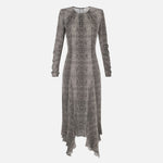 Abito con stampa pitone - Elisabetta Franchi AB88057E2 110 ELISABETTA FRANCHI 