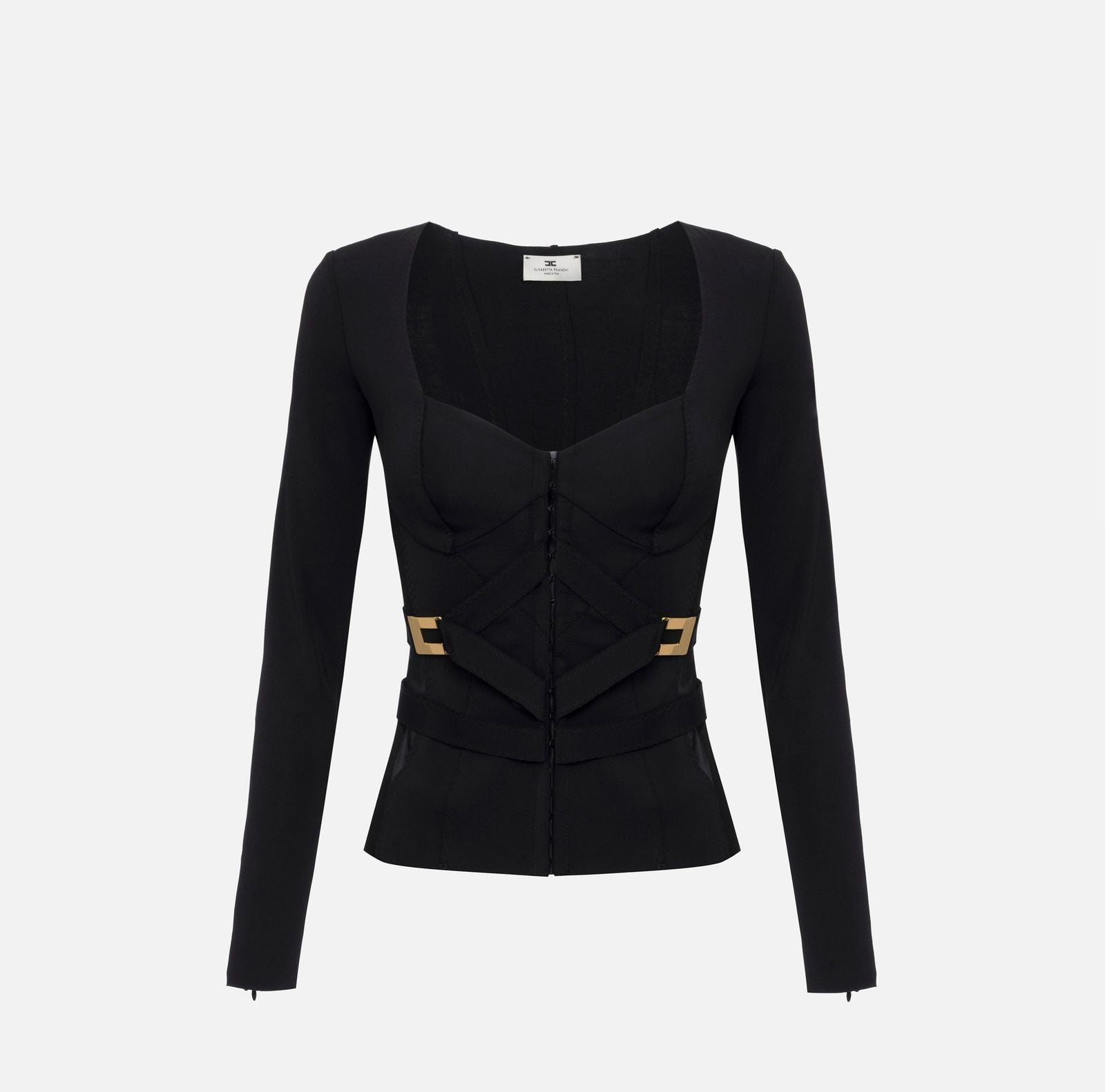 Giacca bielastica - Elisabetta Franchi GI16056E2 110 ELISABETTA FRANCHI 
