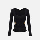 Giacca bielastica - Elisabetta Franchi GI16056E2 110 ELISABETTA FRANCHI 