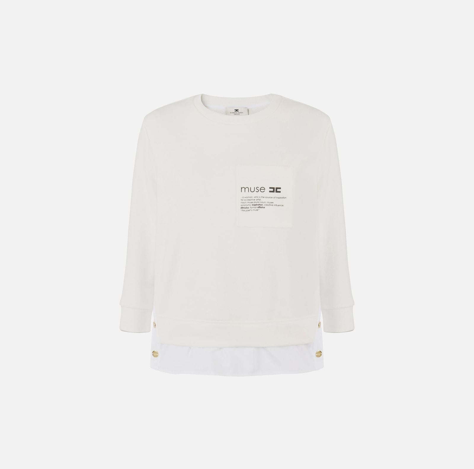 Maglia con dettagli - Elisabetta Franchi MD00656E2 360 ELISABETTA FRANCHI 