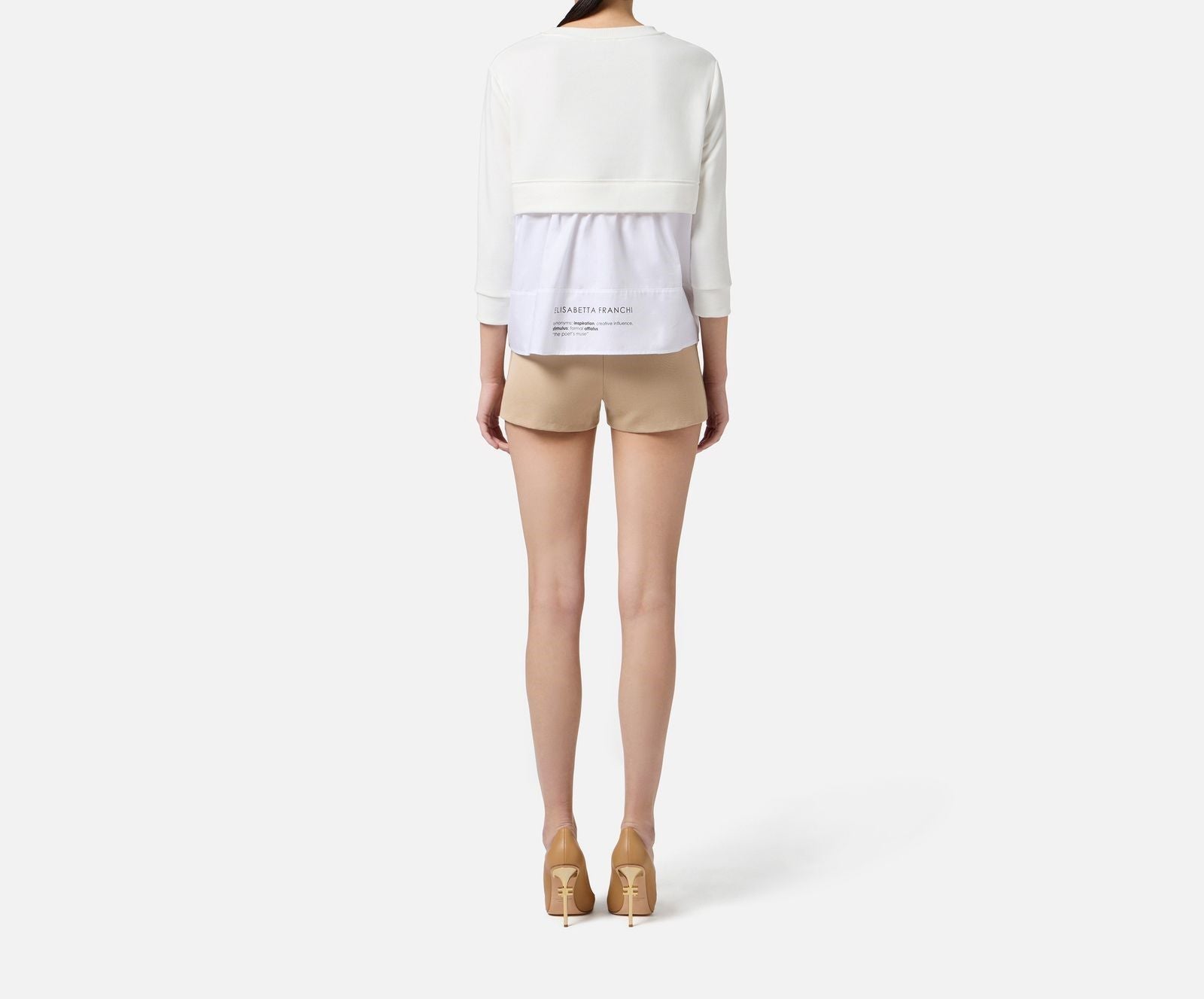 Maglia con dettagli - Elisabetta Franchi MD00656E2 360 ELISABETTA FRANCHI 