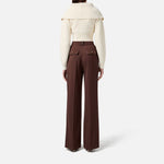 Cardigan con zip - Elisabetta Franchi MK04S56E2 DZ9 ELISABETTA FRANCHI 
