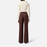 Cardigan con zip - Elisabetta Franchi MK04S56E2 DZ9 ELISABETTA FRANCHI 