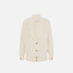 Cardigan in ciniglia bouclè - Elisabetta Franchi MK44S57E2 DZ9 ELISABETTA FRANCHI 