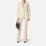 Cardigan in ciniglia bouclè - Elisabetta Franchi MK44S57E2 DZ9 ELISABETTA FRANCHI 