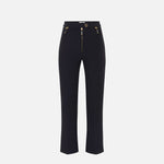 Pantalone con zip - Elisabetta Franchi PA10856E2 110 ELISABETTA FRANCHI 