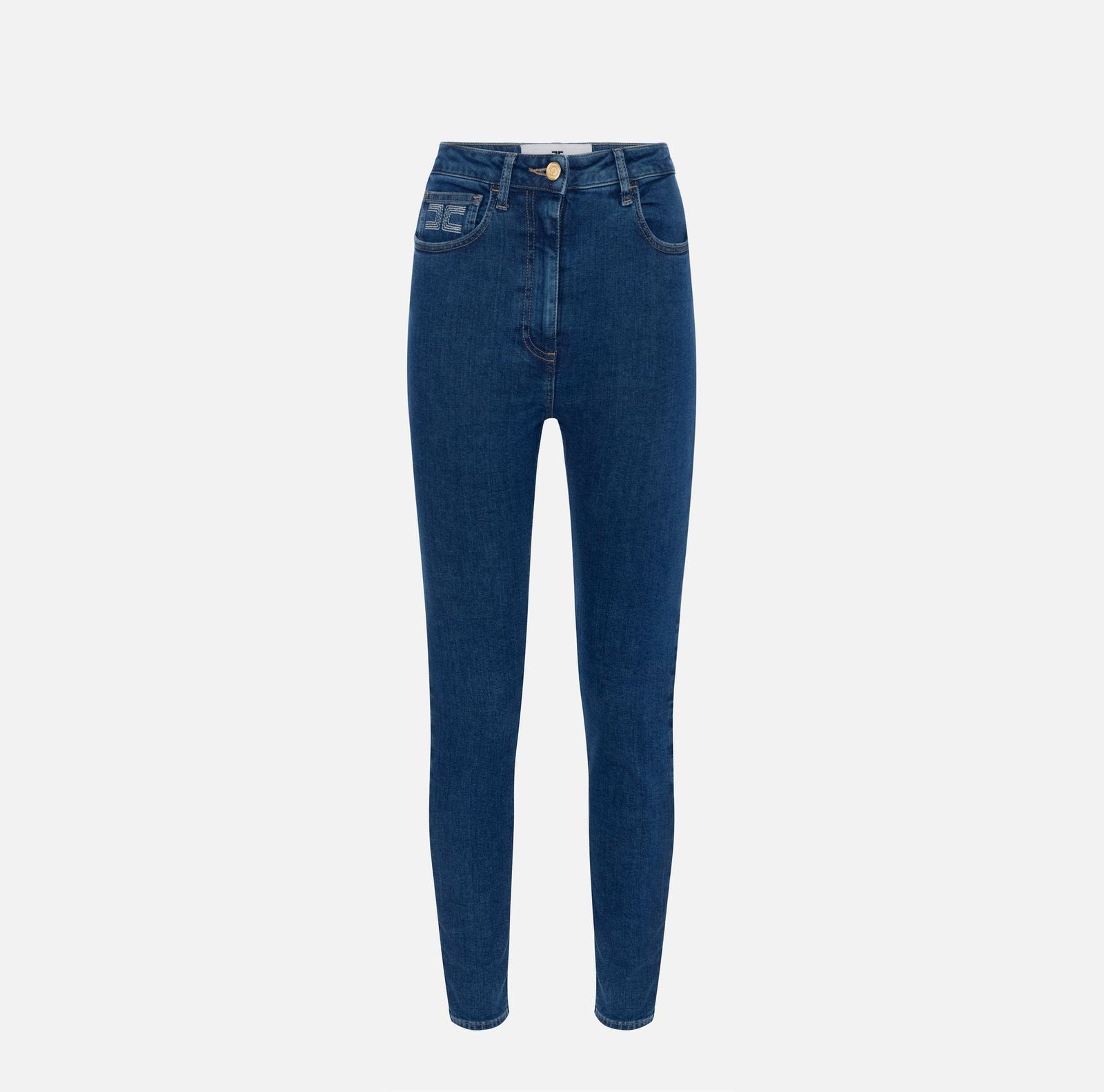 Jeans a palazzo - Elisabetta Franchi PJ08I56E2 104 ELISABETTA FRANCHI 