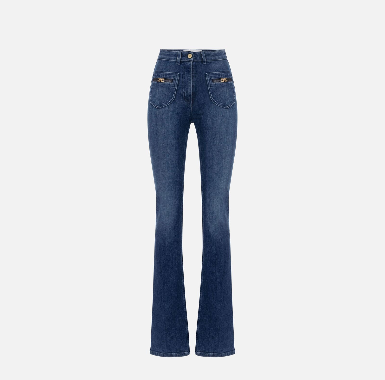Jeans bootcut - Elisabetta Franchi PJ12N56E2 104 ELISABETTA FRANCHI 