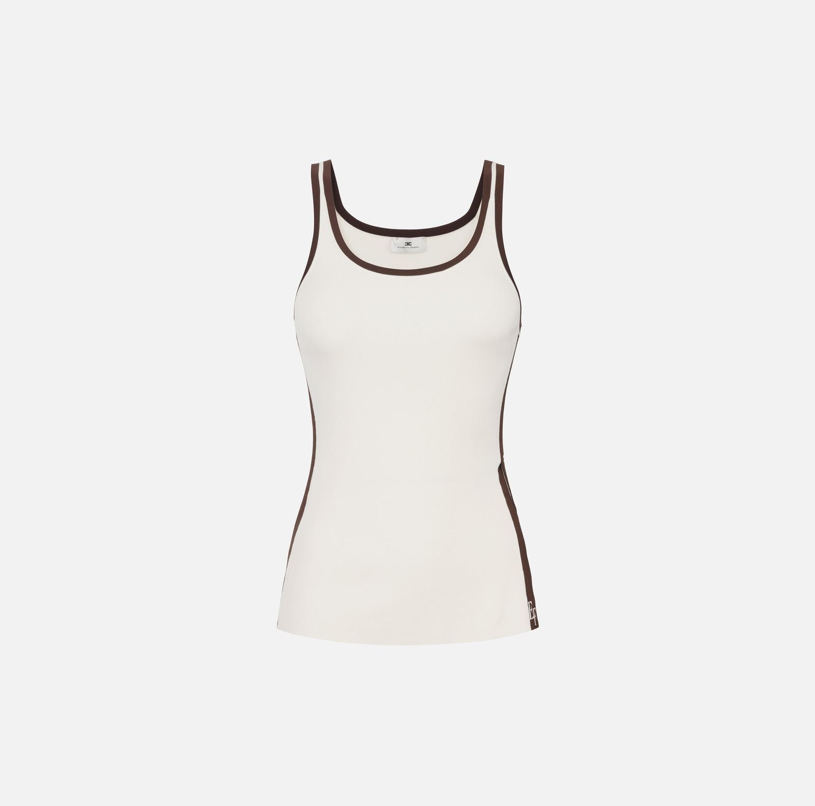 Top con bande lucide - Elisabetta Franchi TK51S56E2 EG2 ELISABETTA FRANCHI 