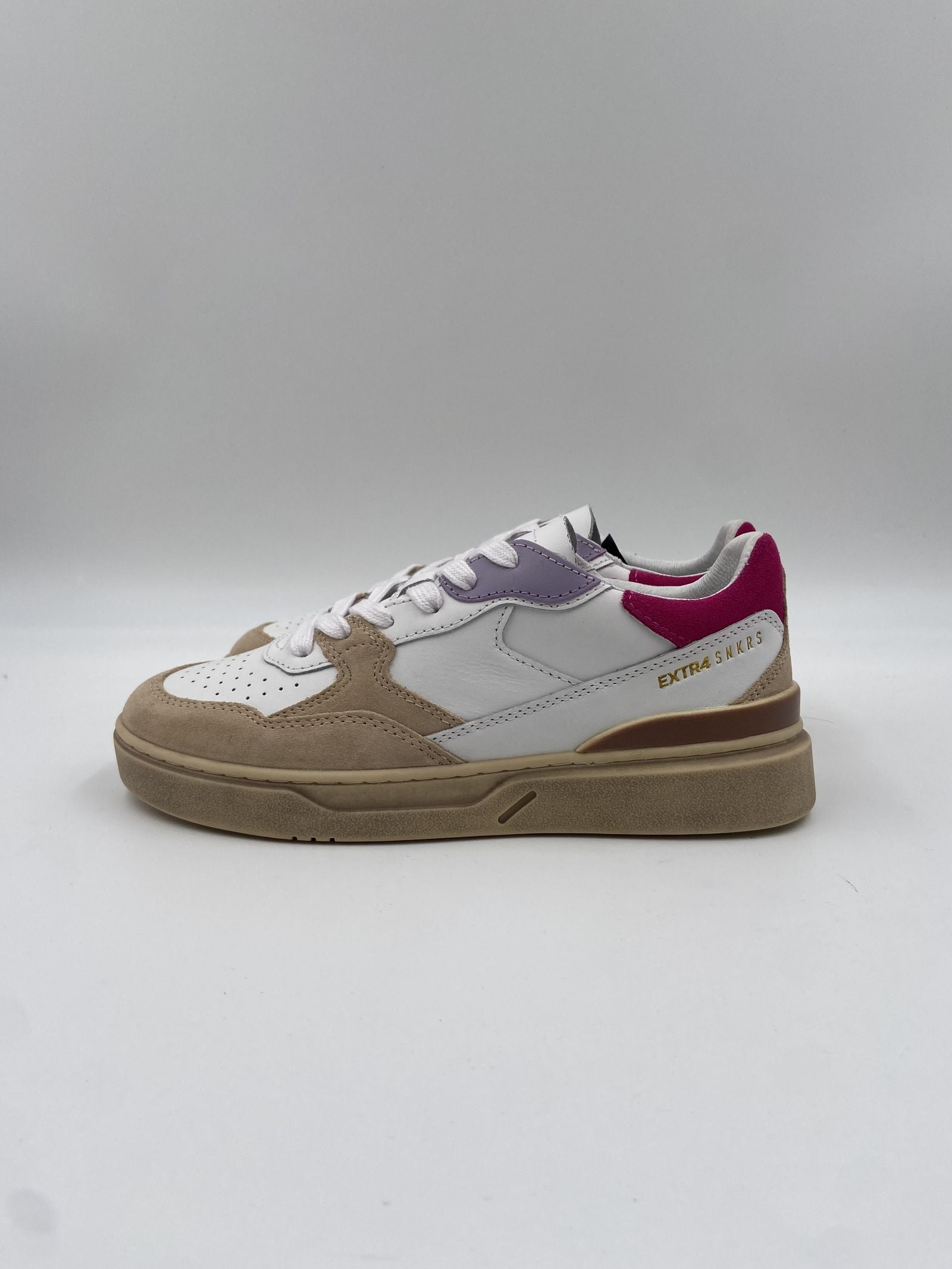 Sneakers Club tennis 1.06 8707011 BURROBIANCO EXTR4 