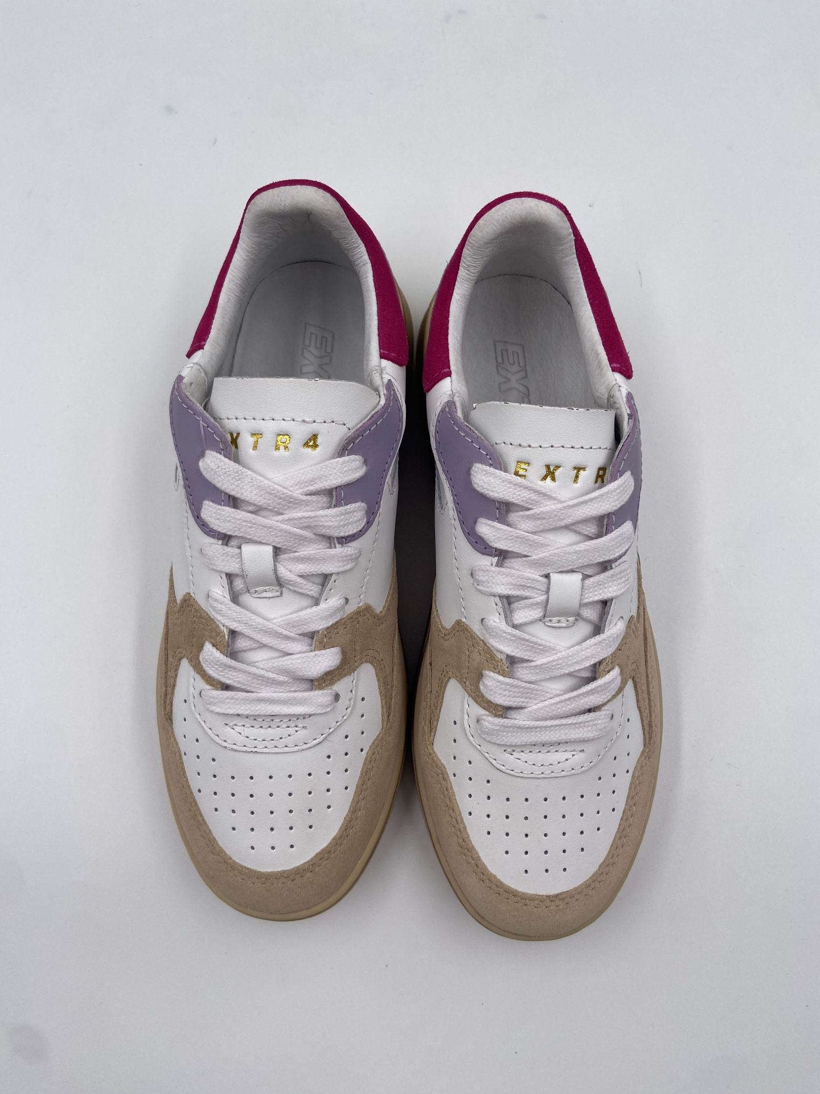 Sneakers Club tennis 1.06 8707011 BURROBIANCO EXTR4 