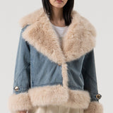 Giacca over in denim FP25WJ4010D40904 337 FRACOMINA 