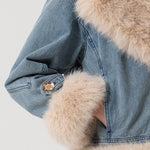 Giacca over in denim FP25WJ4010D40904 337 FRACOMINA 