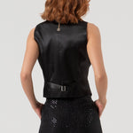 Gilet con strass - Fracomina FQ25WJ5001W815R9 053 FRACOMINA 