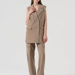 Gilet lungo doppio petto FR25WJ5015W80501 L46 FRACOMINA 