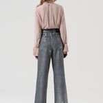 Jeans wide leg spalmato - Fracomina FR25WV2007D419O8 T59 FRACOMINA 