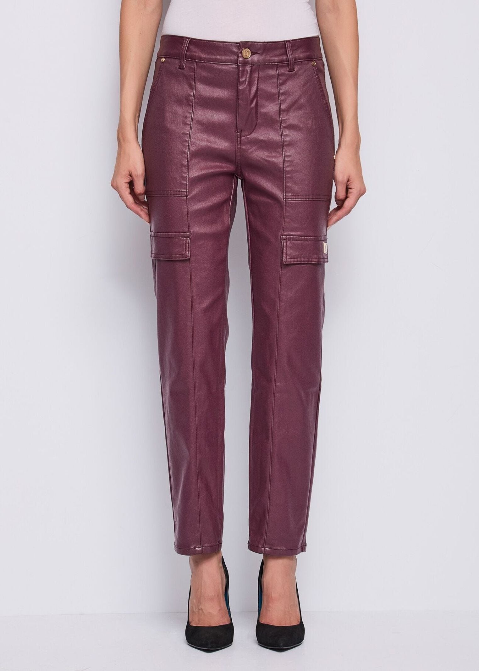 Pantaloni cargo in similpelle - Gaudi 521BD25017 2416 GAUDI' 