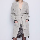 Cardigan con cintura - Gaudi 521BD33001 525048-02 GAUDI' 
